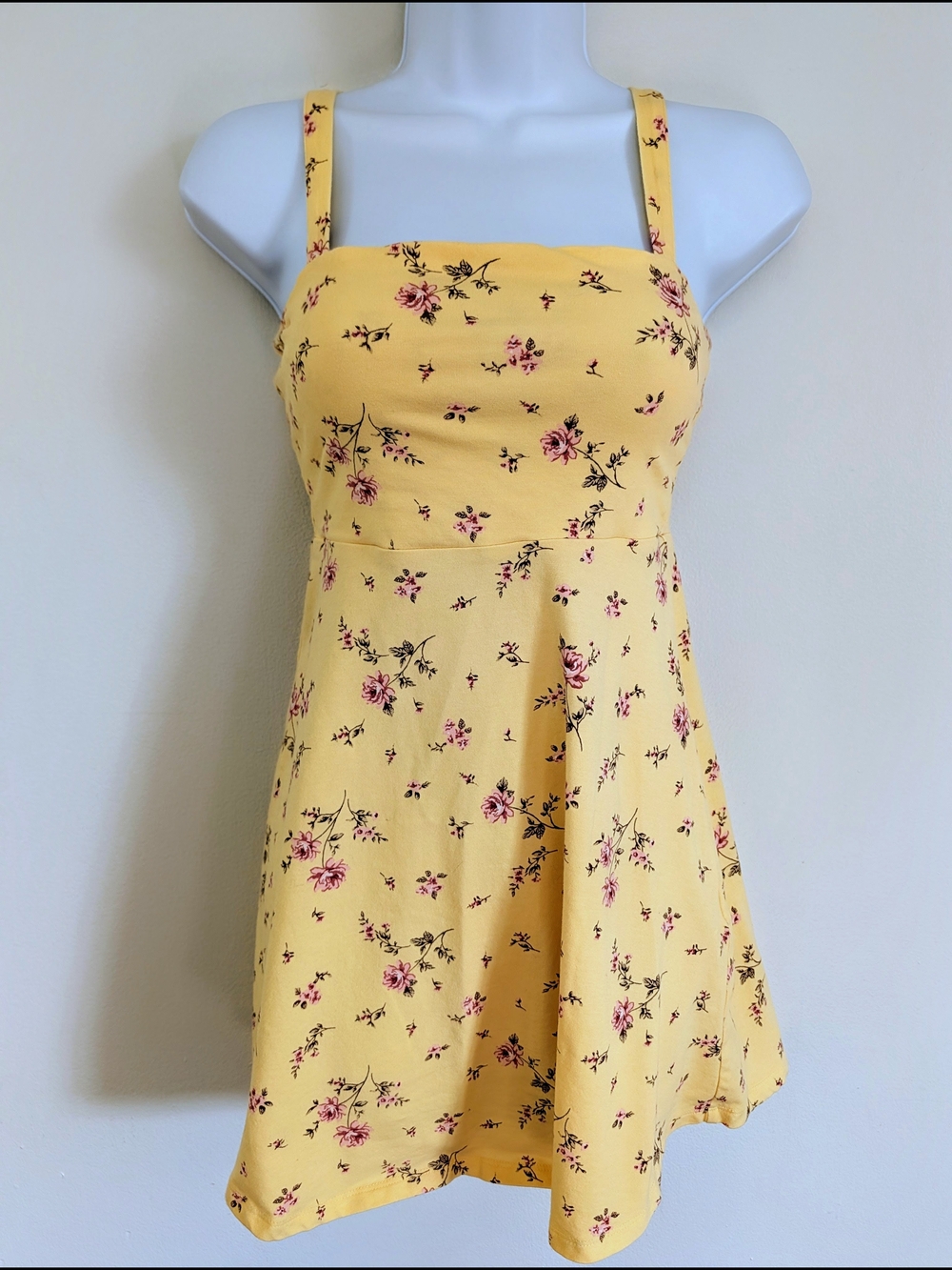 Forever 21 Yellow Floral Sundress